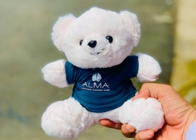 Cuahanggaubong.com hợp tác sản xuất 300 chú gâu bông đáng yêu với resort ALMA
