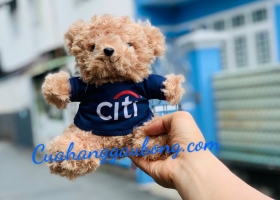 Cuahanggaubong.com - Sản xuất 300 gấu bông thương hiệu cho ngân hàng Citi Bank