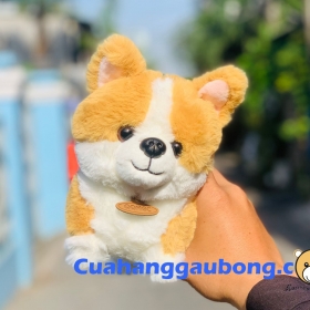Chú chó Corgi nhồi bông đáng yêu đã có mặt tại Cuahanggaubong